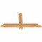 Ekena Millwork Eugene Smooth Timber Gable Bracket, Western Red Cedar, 36"W x 18"H x 1 1/2"D x 3 1/2"F, 12/12 Pitch GBW036X18X0204EUG00SWR - alternate 5